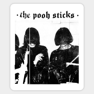 The Pooh Sticks  - - - Original Glitch Style Fan Art Sticker